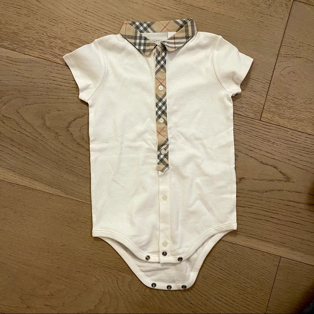 New Burberry one piece onsie 18m